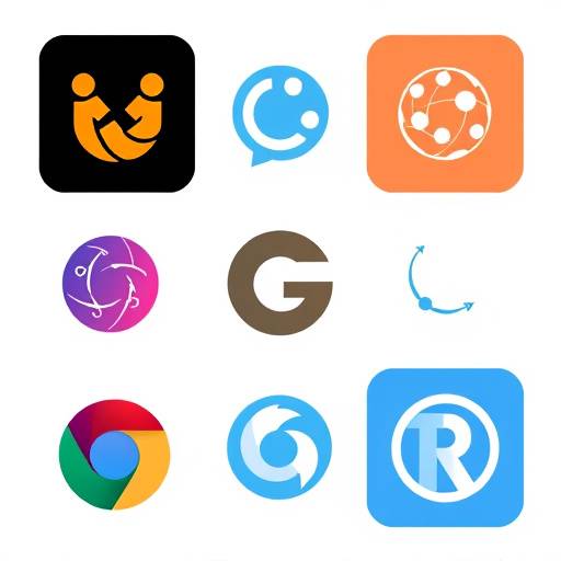 Logos of various assistive technologies and web browsers.